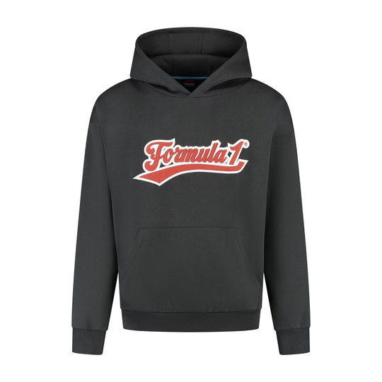 2025 Formula 1 Puma Men's Heritage Graphic Black Hoodie