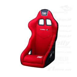 OMP Italy TRS MY14 red Racing Seat (with FIA homologation)