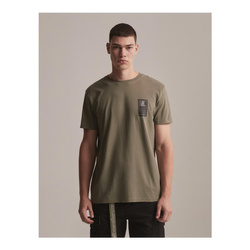 Dakar Rally DKR PATCH Mens T-shirt khaki