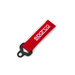 Sparco Italy Leather Keyring red