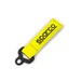 Sparco Italy Leather Keyring yellow