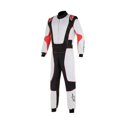 Alpinestars Italy KMX-3 V2 Kids Karting Suit White (CIK)