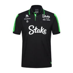 2024 Stake F1 Kick Sauber Hinwil Mens Team Polo Shirt 