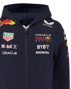 2024 Red Bull Racing Kids Full Zip Team Hoodie