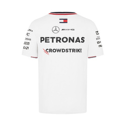 2024 Mercedes AMG Petronas F1 Men's Team White T-shirt