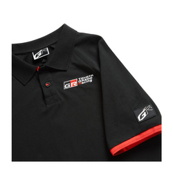 Toyota Gazoo Racing Japan Mens GR Logo Polo Shirt black