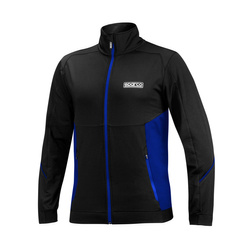  Sparco Italy MY22 Mens Full Zip Sweatshirt black-blue