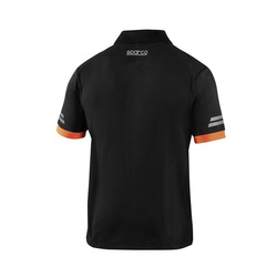 Sparco Italy TECH Mens Poloshirt black-orange