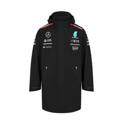 2024 Mercedes AMG Petronas F1 Men's Team Rain Black Jacket