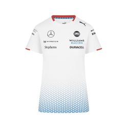 2024 Williams F1 Racing Women's Team White T-shirt