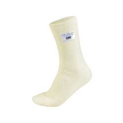 OMP Italy CLASSIC white short socks (with FIA homologation)