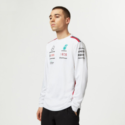  Mercedes AMG F1 Mens Team Longsleeve T-shirt White