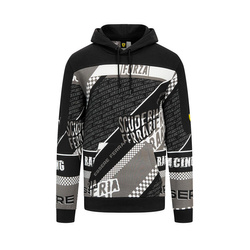  Ferrari F1 Men's Hoodie Graphic Black Sweatshirt 