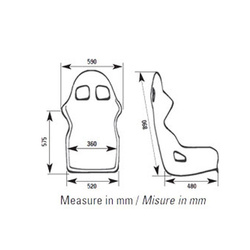 OMP Italy CHAMP MY14 Racing Seat (with FIA homologation)