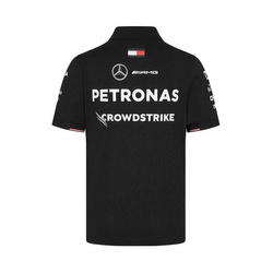 2024 Mercedes AMG Petronas F1 Men's Team Black Polo