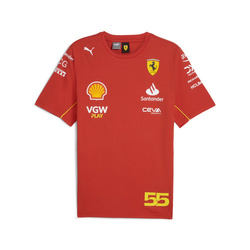 2024 Scuderia Ferrari F1 Men's Team Sainz T-shirt