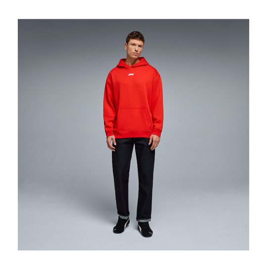 2026 Formula 1 Collection Mens Racing Line Hooded Sweatshirt red