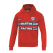 Men's Sweatshirt Hood Sparco Martini red 