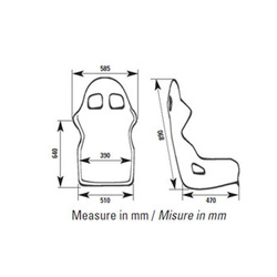 OMP Italy TRS MY14 red Racing Seat (with FIA homologation)