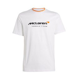  2024 McLaren F1 UK Mens Essentials T-Shirt white