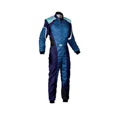 OMP Italy KS-3 MY19 Kids Karting Suit blue (with CIK FIA homologation)