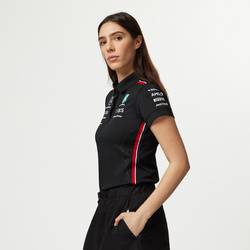  Mercedes AMG Germany F1 Ladies Team Polo Shirt Black