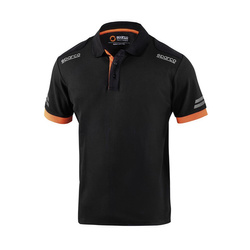 Sparco Italy TECH Mens Poloshirt black-orange