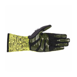 Alpinestars Italy TECH-1 K RACE V2 VERTICAL Karting Gloves Yellow