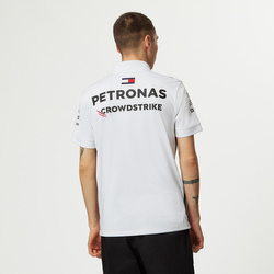  Mercedes AMG Germany F1 Mens Team Polo Shirt White