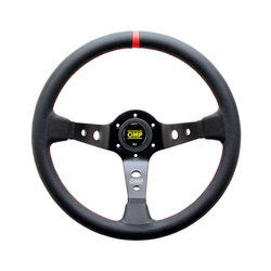 OMP Italy CORSICA BLACK-RED Leather Steering Wheel