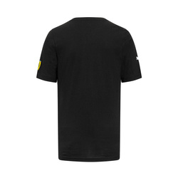  Ferrari Italy F1 Mens Sainz Driver T-shirt Black