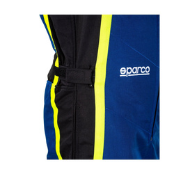 Sparco Italy KERB MY20 Karting Suit blue/green (with homologation CIK-FIA)