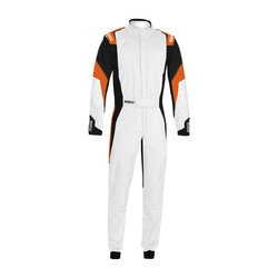 Sparco Italy Competition MY22 Racing Suit white-orange (FIA)