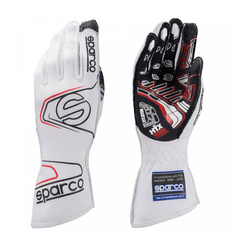 Sparco Italy Race Gloves ARROW RG-7 White (with FIA homologation)