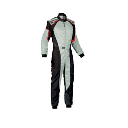 OMP Italy KS-3 MY19 Kids Karting Suit grey (with CIK FIA homologation)