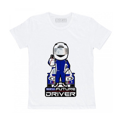 Sparco Italy Future Driver Kids T-shirt White