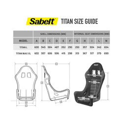 Sabelt TITAN XL Car Seat (FIA homologation)