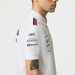  Mercedes AMG Germany F1 Mens Team Polo Shirt White