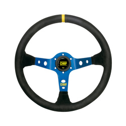 OMP Italy CORSICA BLUE Suede Steering Wheel