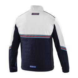 Sparco Italy Mens Martini Racing softshell jacket navy/white