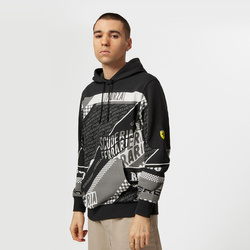  Ferrari F1 Men's Hoodie Graphic Black Sweatshirt 