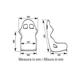 OMP Italy ARS MY14 Racing Seat (with FIA homologation)