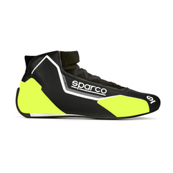 Sparco Italy X-LIGHT Racing Shoes Black/Yellow (FIA)