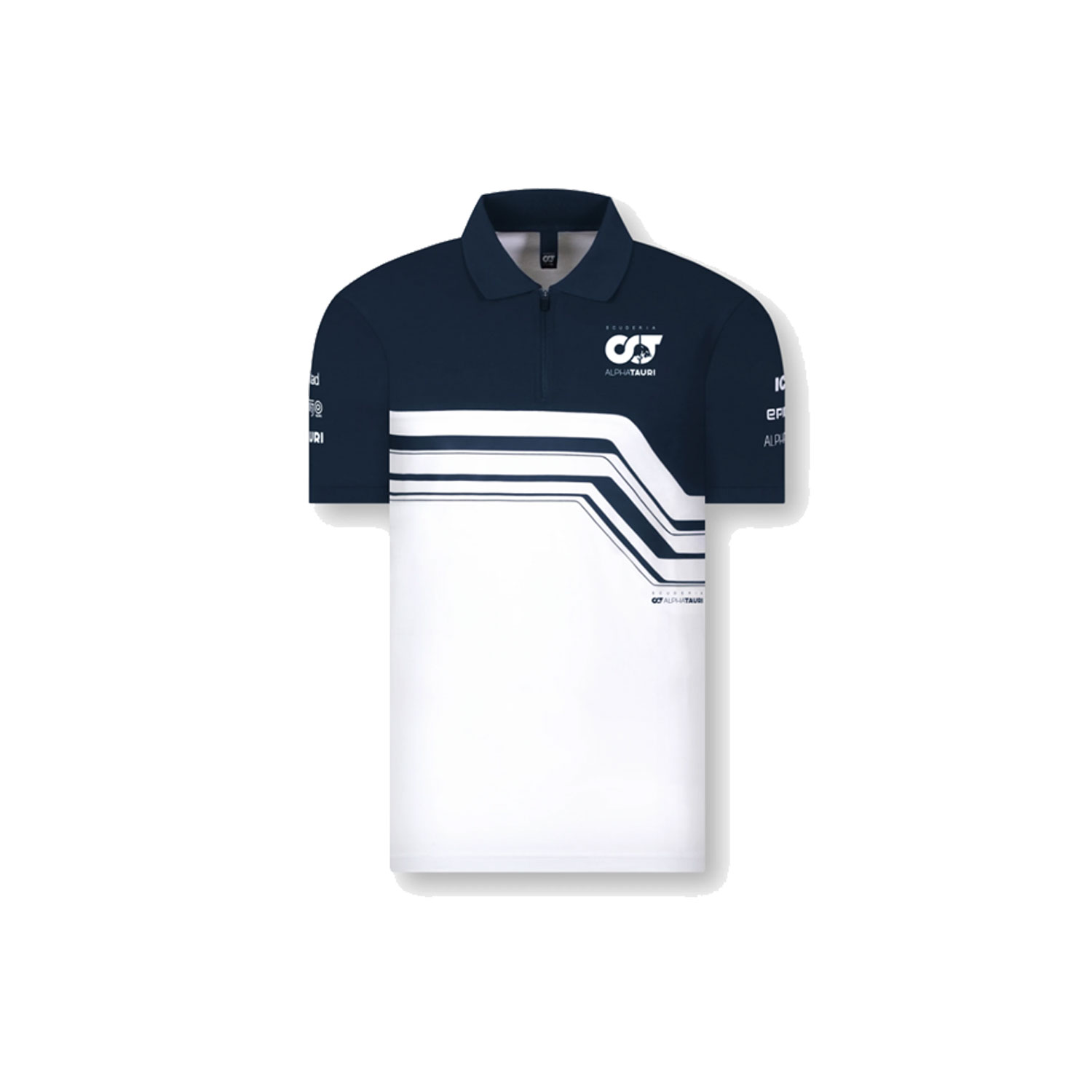 Scuderia Ferrari Men's Navy Blue Short Sleeve Polo Shirt US S IT 48