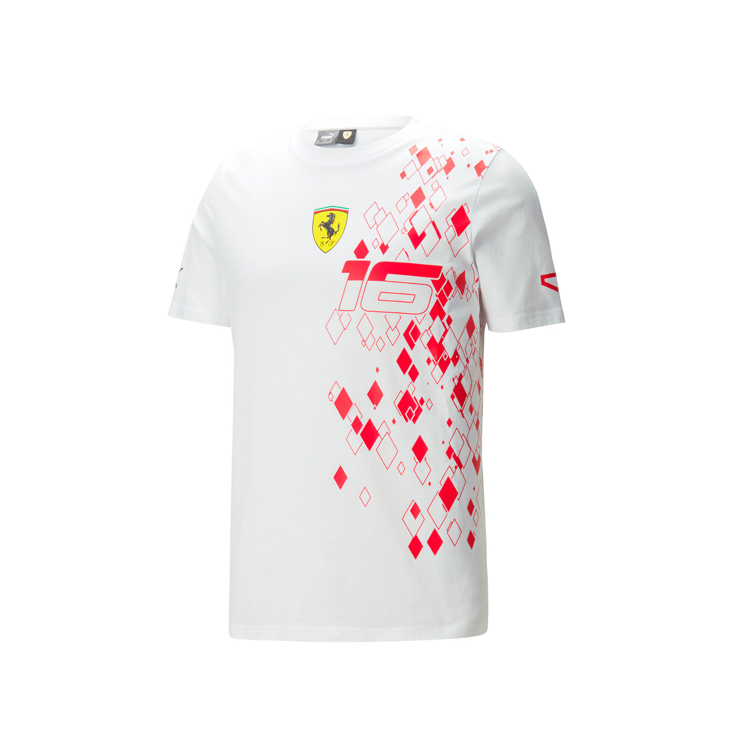 Scuderia Ferrari F1 Special Edition Charles Leclerc Monaco GP T-Shirt - White