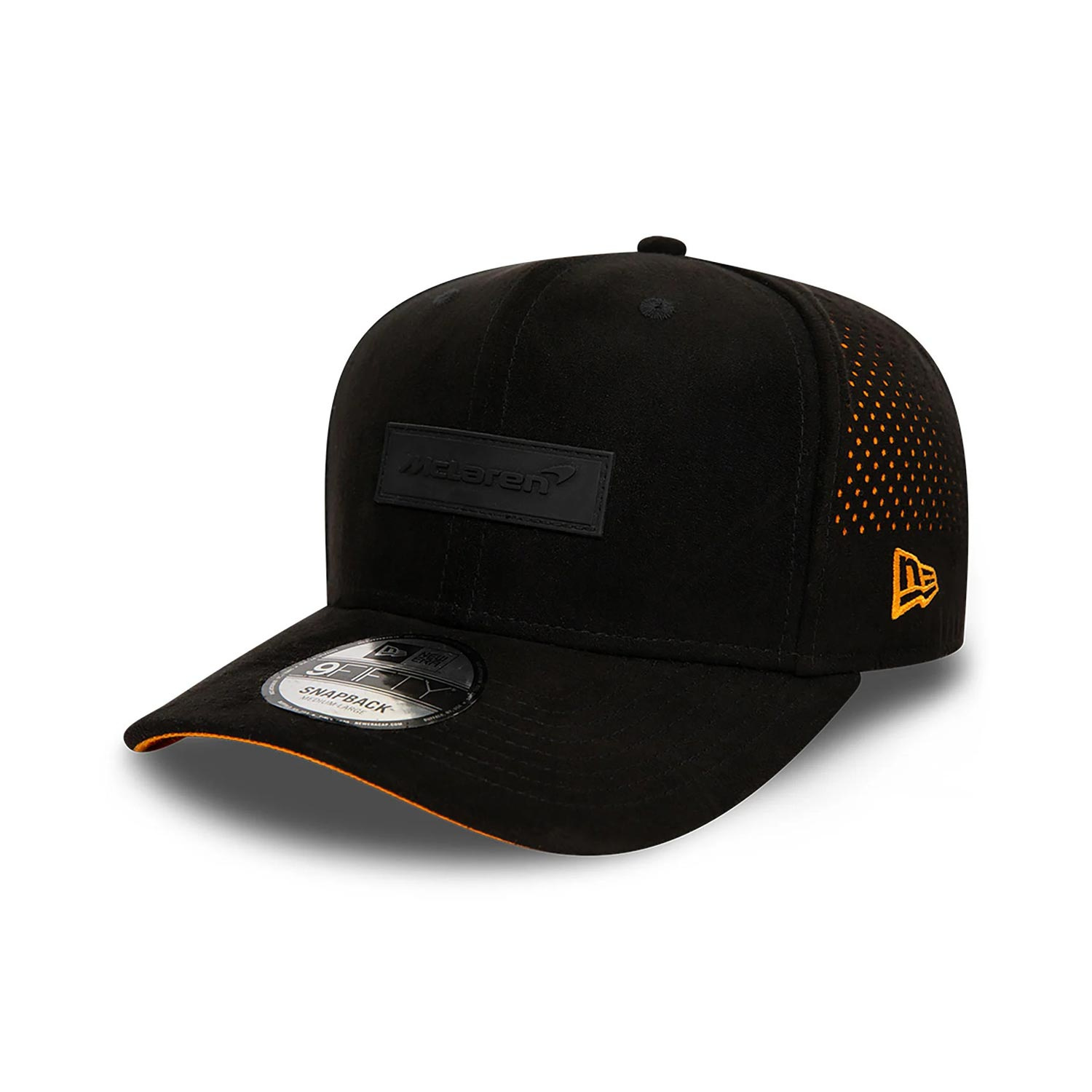 2023 McLaren F1 UK Mens Suede Perforated Baseball Cap | Clothing \ Caps ...