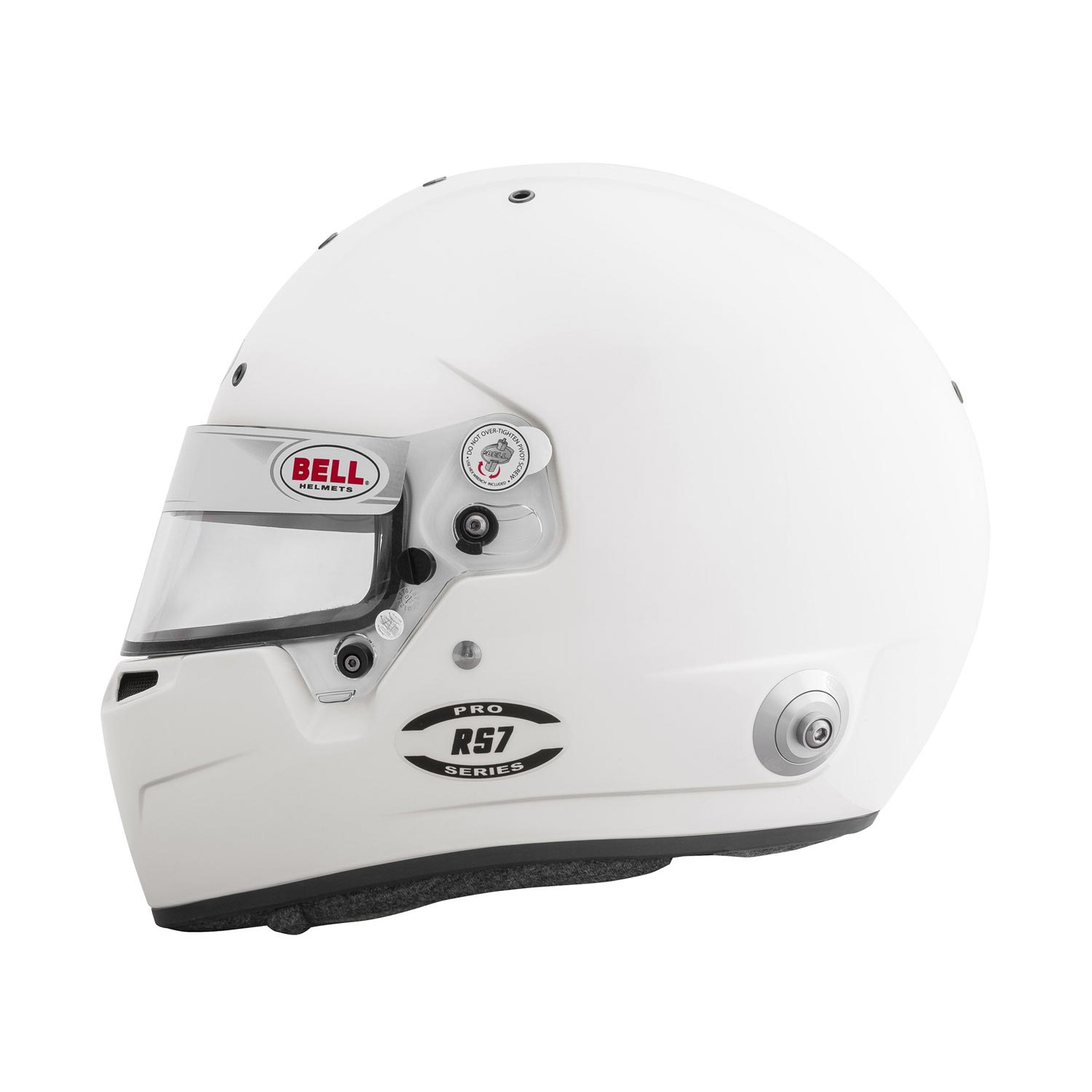 Bell USA RS7 PRO White Full Face Helmet White (FIA homologation) from Bell,  product ID: 19054, Helmets Full Face Helmets | online store TopRacingShop