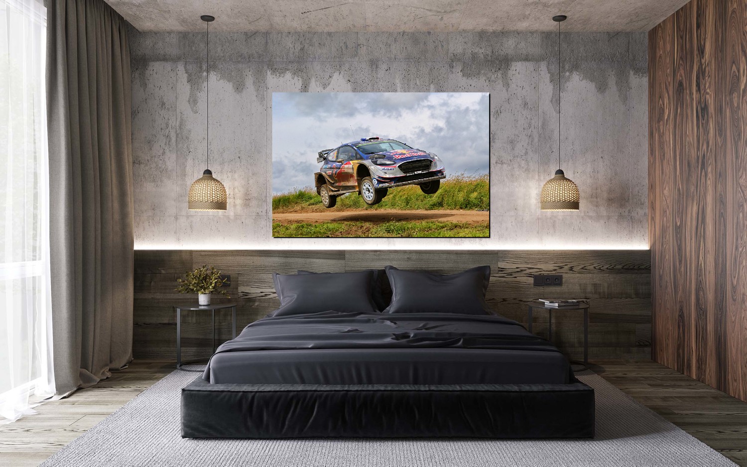 zoon Vermelding diepgaand Canvas Picture Sebastien Ogier / Julien Ingassia - Ford Fiesta WRC 120 x 80  cm | Accessories \ Canvas Pictures | F1store.net