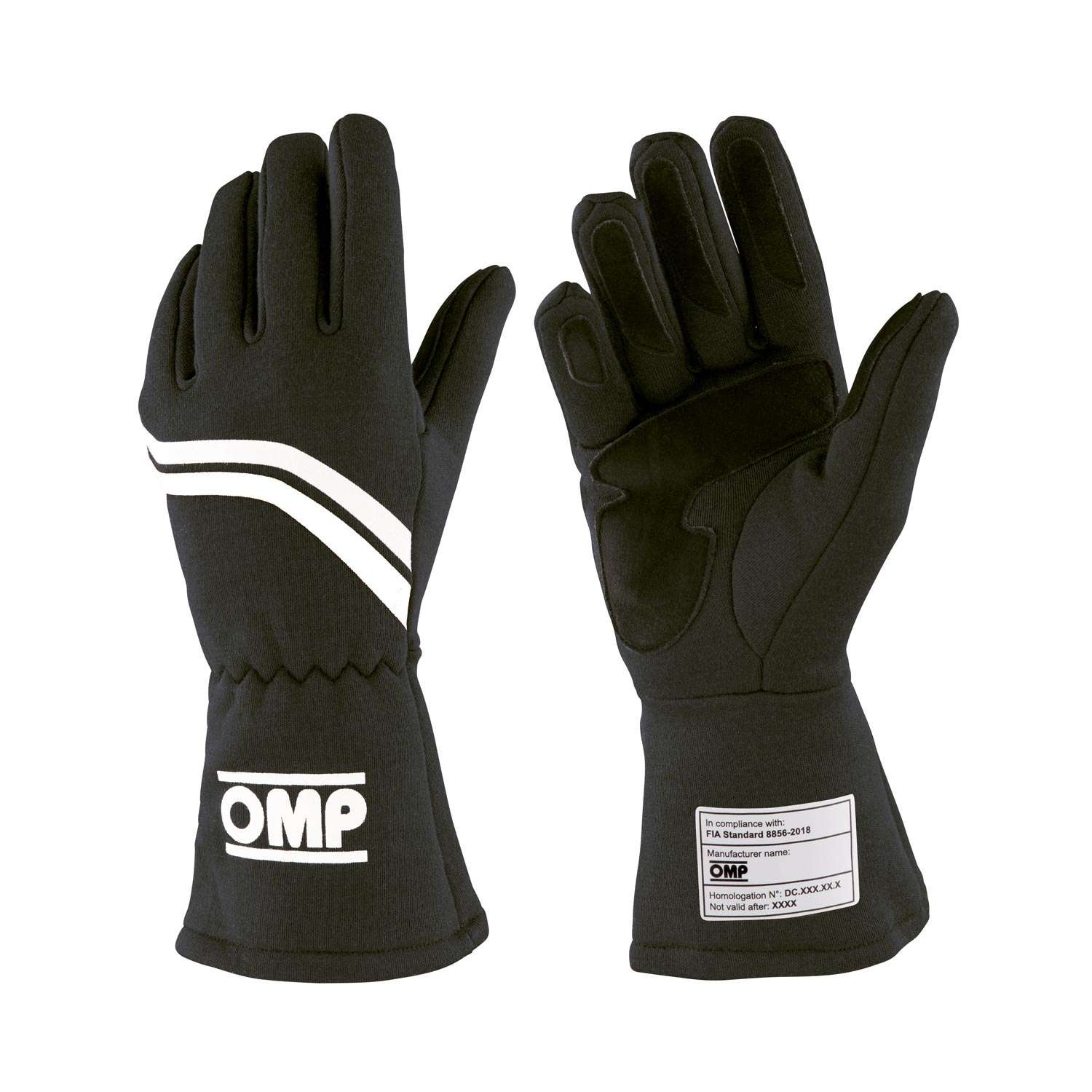 OMP Italy DIJON MY21 Racing Gloves Black (FIA homologation) Black |  Racewear  Gloves Shop by Team  Motorsport Equipment  OMP | F1store.net