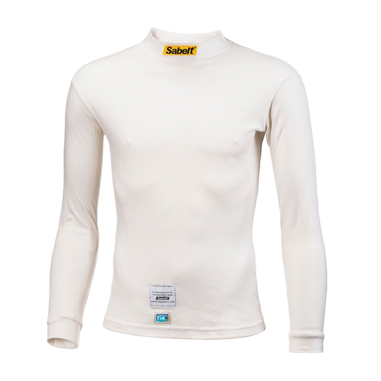 Sabelt UI-100 Longsleeve Top White (with FIA homologation) Racewear  Underwear Shop by Team Motorsport Equipment Sabelt